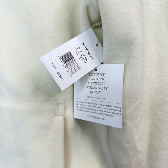 NWT Beyond Yoga Terrain Pull Over In Cream Sweater Women’s Size Small - Picture 6 of 8